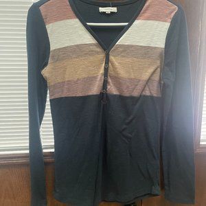 Maurice's casual stripe shirt, size small